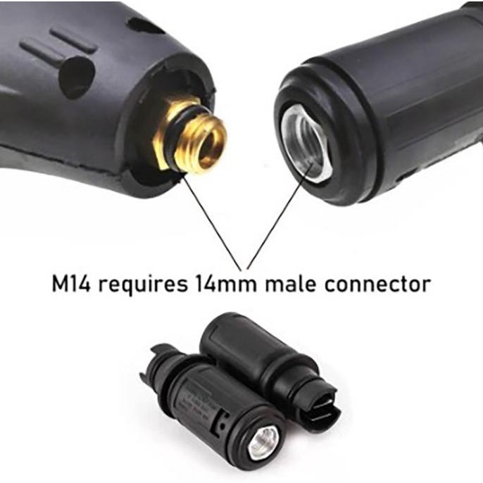 UJUNG TEMBAKAN GUN JET CLEANER HIGH PRESSURE NOZZLE QUICK KONEKTOR M14 murah