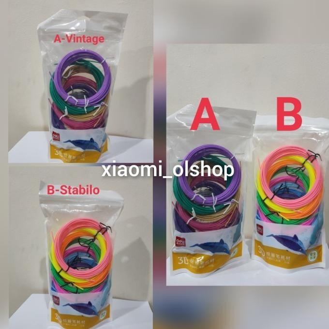 

MAINAN ANAK YOUPIN DELI DIY 3D DRAWING PEN KIDS TOY ALAT GAMBAR