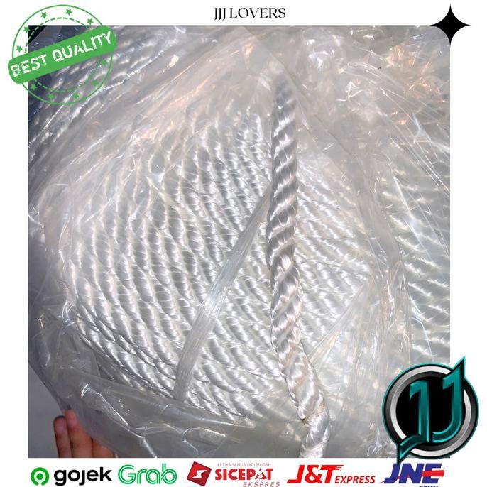 Tali Tambang Nilon Tali Nilon Tambang Putih Tambang Nylon 10Mm Per 50M New Stok