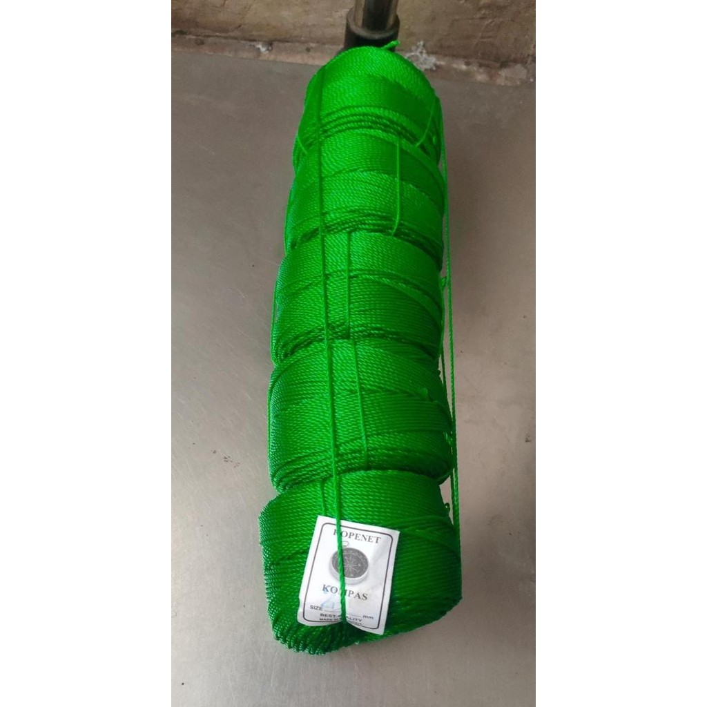 

Tali Tambang Plastik Kompas 1 Mm - 1,5 Mm - 2 Mm (5Roll/Pack) New Stok
