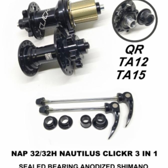 Hub free nautilus clickr 3in1 disk Clickr12 x 148 15 x 110 .