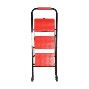 Tangga & Troli Lipat Besi Krisbow Ladder Trolley 2 In 1 Steel - Merah New Stok