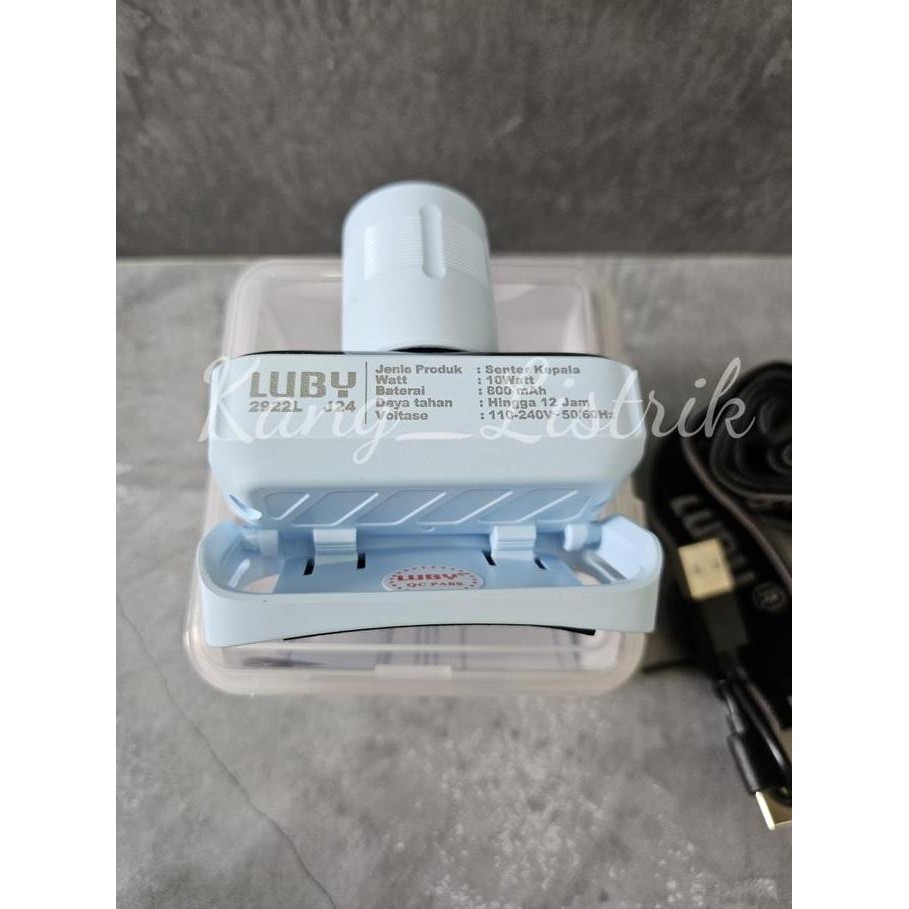 LUBY Senter Kepala Luby 10W Zoom L2922 / Senter Kepala Zoom 10Watt Luby L-2922 murah