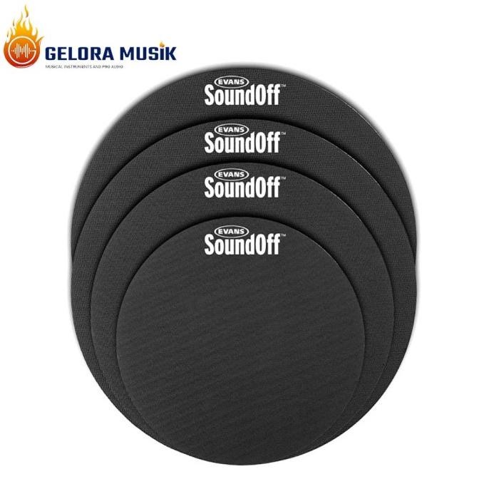 PROMO Sound Off Drum Mute Pack Fusion Evans SO-0244/Set
