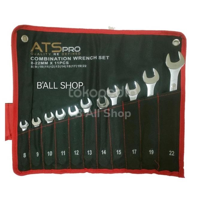 Sale Kunci Ring Pas Set 11 Pcs 8- 22 Crv Ats Pro