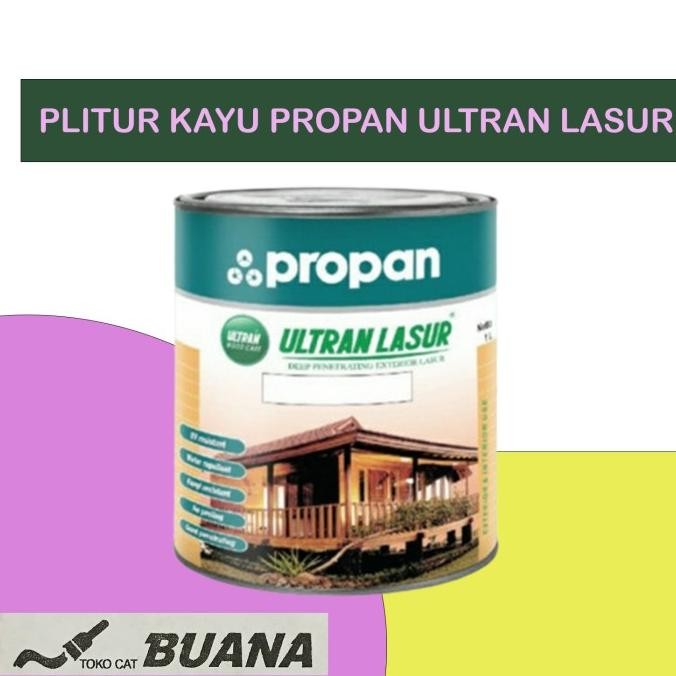 Spesial Cat Kayu Politur Kayu Propan Ultran Lasur - 1 Liter