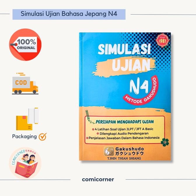 TERBARU Simulasi Ujian Kemampuan Bahasa Jepang N4 + CD