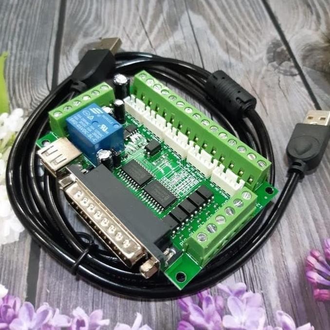 MACH3 5AXIS CNC Breakout Board LPT Interface Controller Card murah