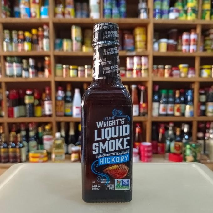 

Wright's Liquid Smoke HICKORY/ Bumbu Barbeque Hickory 103ml murah