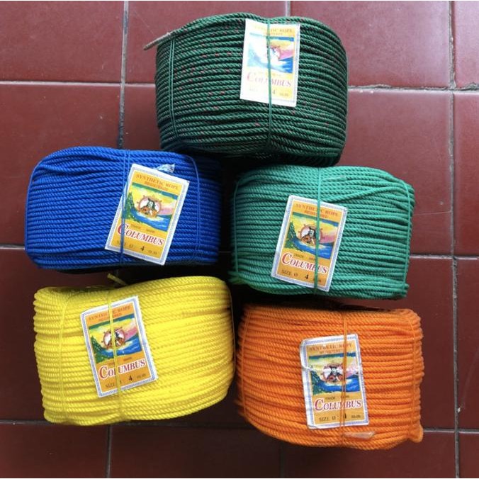 

Tali Tambang 4Mm / Tambang Pe 4Mm Columbus 150 Meter New Stok