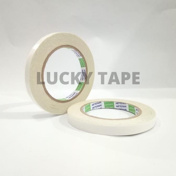 

Nitto TAPE 1/2" INCH (12mm) TERMURAH double tape tahan panas SELOTIP murah