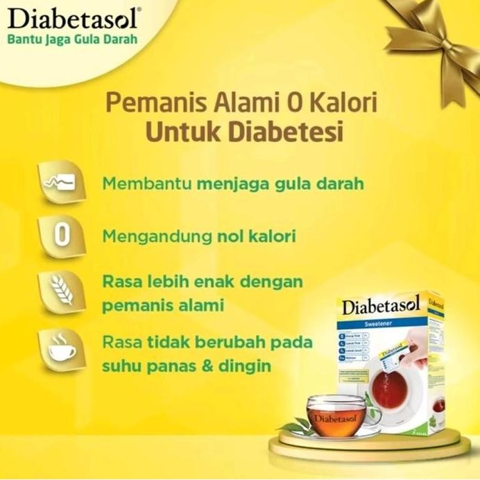 

gula diabetasol sweetener no calories 100 sachet murah
