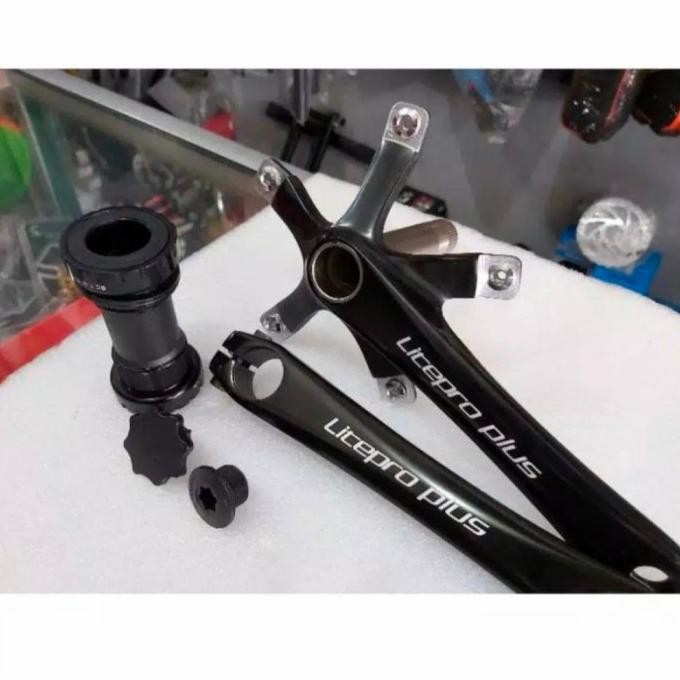 Crank arm litepro plush ht2 Original - hitam .