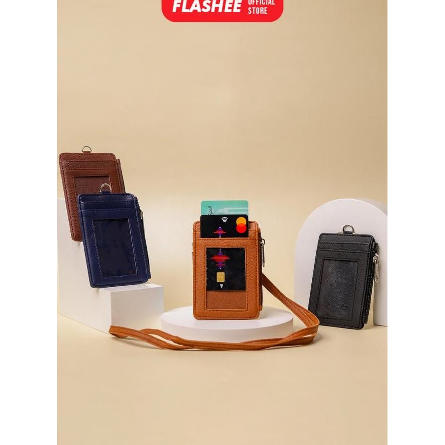 

Flashee ID Card Holder Resleting Name Tag Taylor Lanyard Seleting ID Card Risleting Name Tag Lanyard Zipper Kulit Sintetis v2