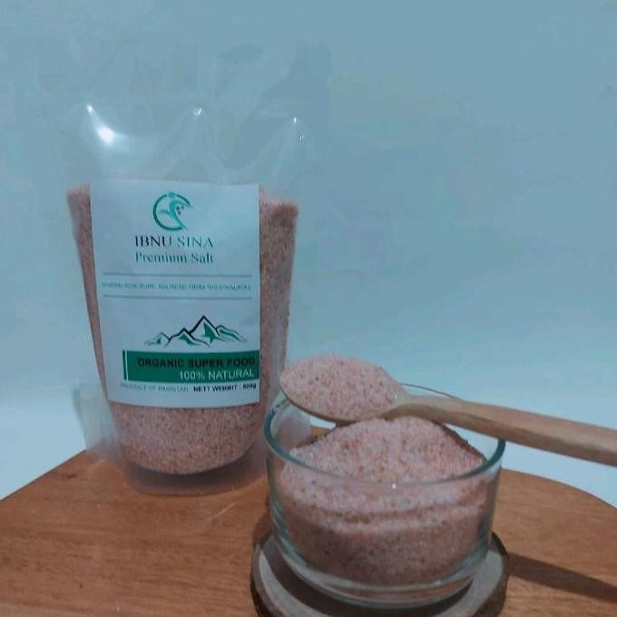 

(Asli)Garam Himalaya Ibnu Sina 500gr Original Himalayan Pink Salt Pure Super Fine Natural Organic Premium Himalayan Salt 500 gram Bahan Masakan murah