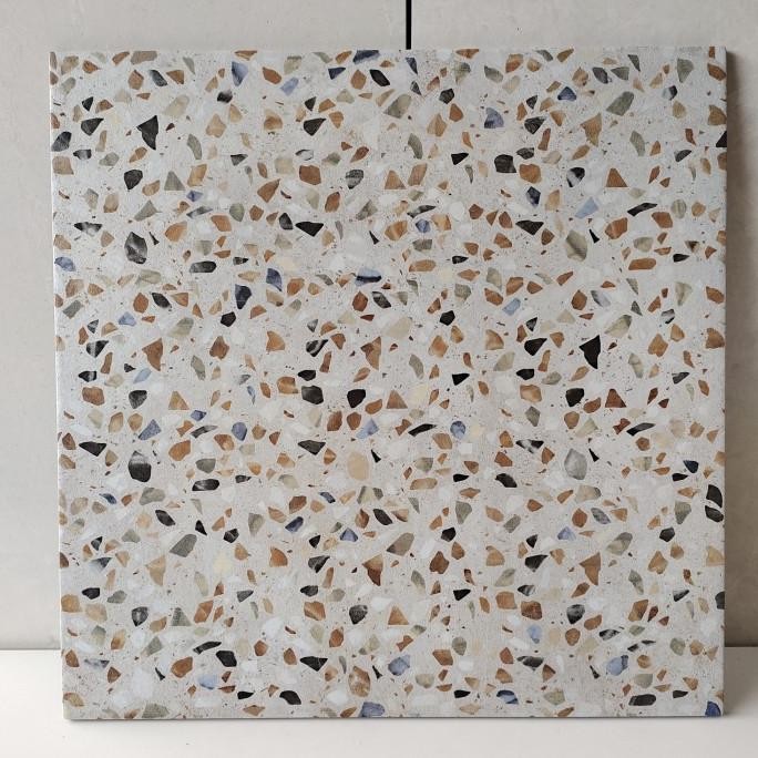 Keramik 50x50 motif terazzo (KASAR)/ keramik lantai kamar mandi terazo murah