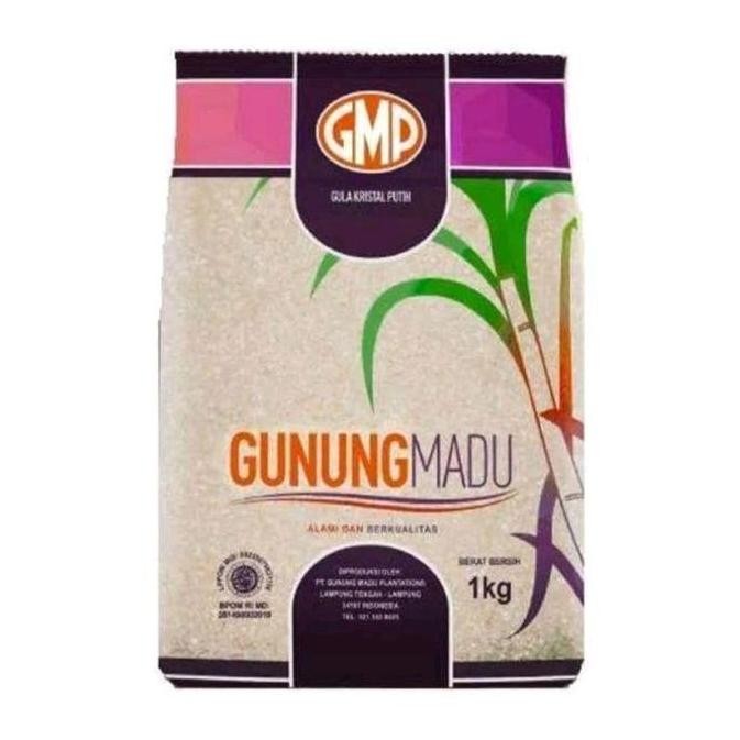 

3 pcs Gula GMP kemasan 1 kg Gula Kristal Putih wb Manis Food Sugar White murah