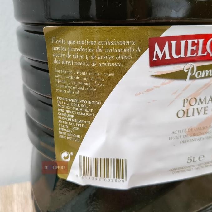 

Minyak Zaitun Mueloliva Pomace Olive Oil 5L - Goreng Masak Spain 5 L murah