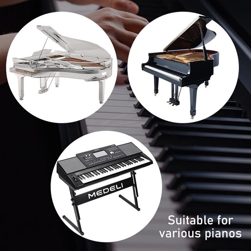 Premium 61/88 Key Silicone Stiker Tuts Piano Keyboard / Sticker Piano Keyboard / Label Penanda Tuts 