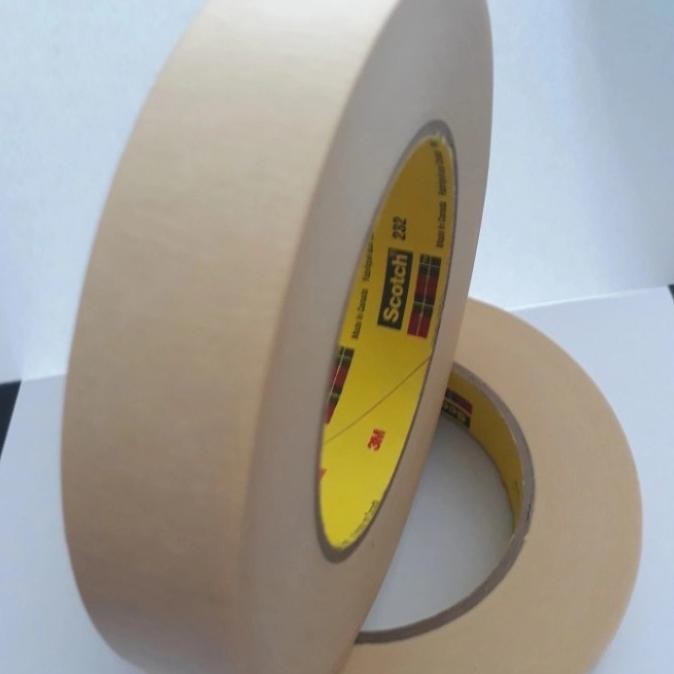 

Lakban Kertas 3M Masking Tape 232, Size 1 inc x 55 Meter murah
