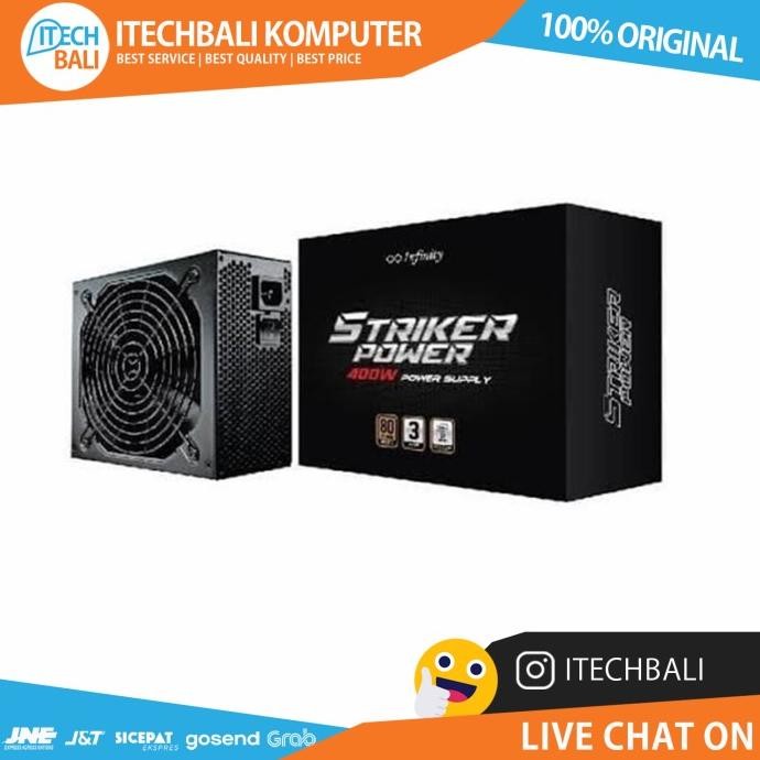 PSU INFINITY 400w 80+ Bronze 400w | ITECHBALI