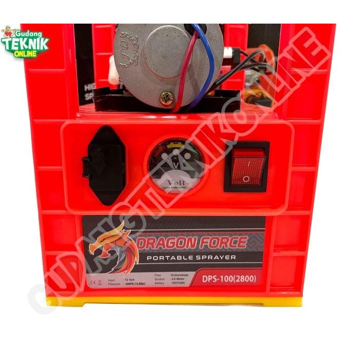 Alat Portable Sprayer DRAGON FORCE DPS100 DPS100(2800) / Mesin Stim Cuci Motor Mobil Siram Tanaman B