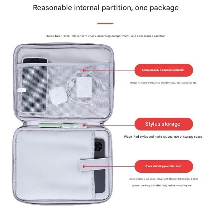 Murah Macbook Air Pro M1 M2 M3 M4 Chip 11 12 13 13.3 13.6 14 14.2 Inch Inci Portable Sleeve Bag Pouc