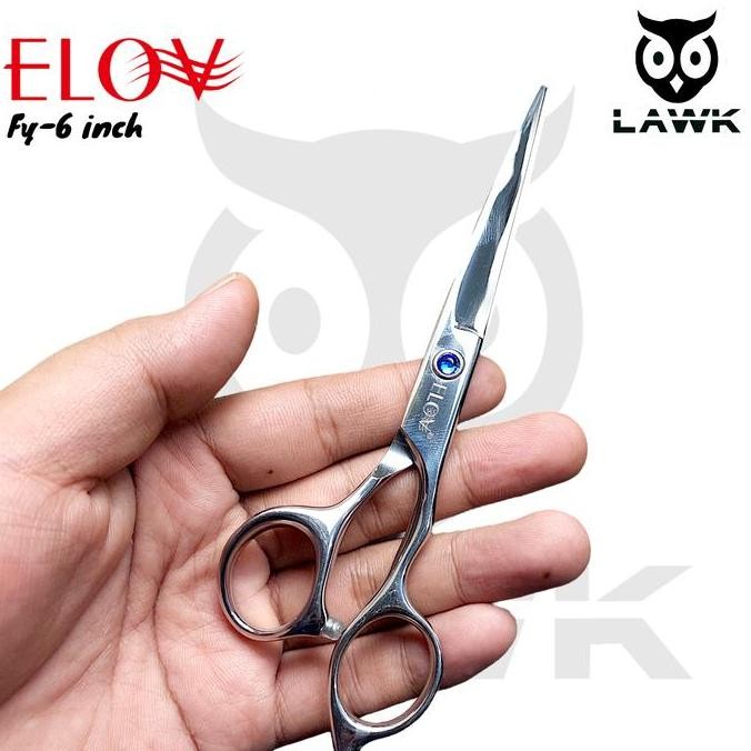 Murah Elov Fy 6 Inch Set Gunting Potong Rambut Dan Gunting Sasak Cacah 6 Inch