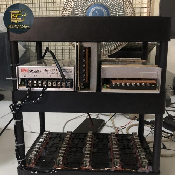 Bisa Grab Paketan Rig Mining / Rak Mining Verus Coin Android 50Port + Psu (Baca Noted)