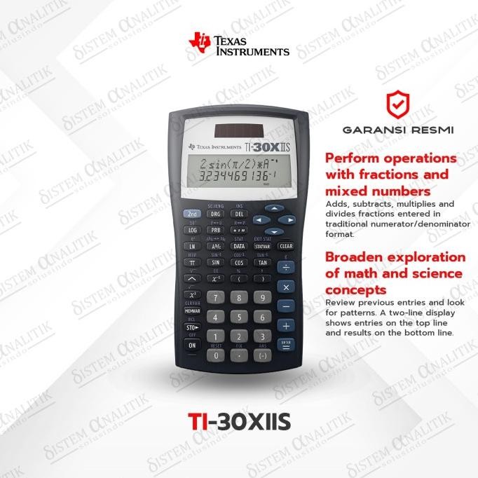 

Bisa Gosend! Ti-30Xiis Scientific Calculator