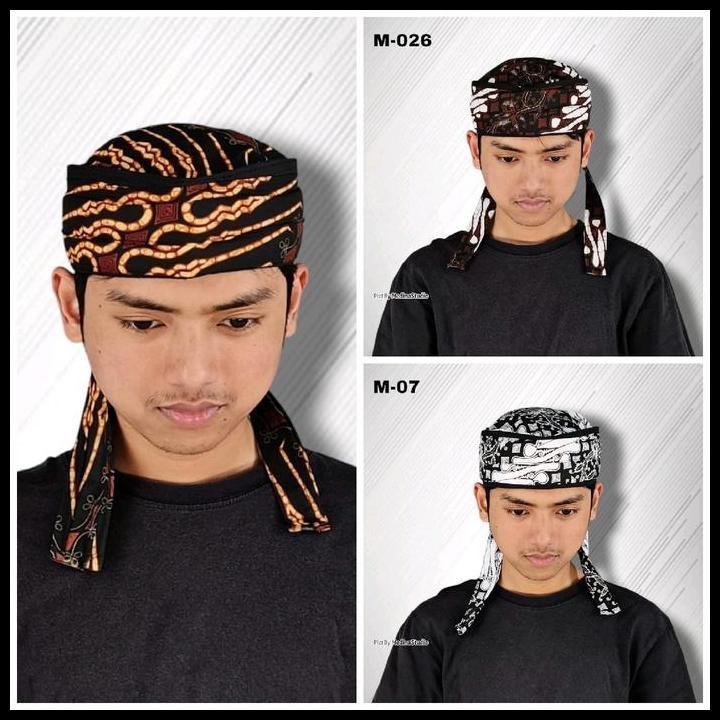 Terlaris Totopong / iket praktis / bando sunda / iket balangkon pria dewasa / udeng tradisional  bat