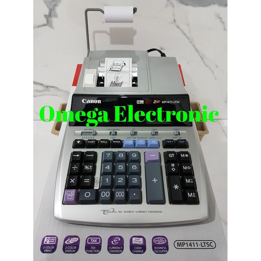 

NEW Canon Calculator MP1411-LTSC Printing Struk Kasir Kalkulator 14 Digits
