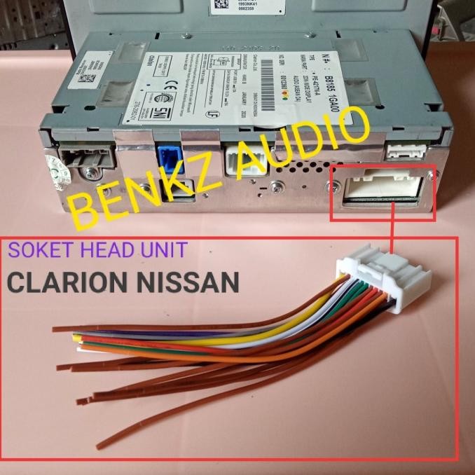 Terbaru Kabel Soket Headunit Clarion Nissan Atau Datsun Male