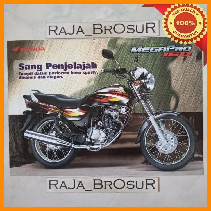 [RJB] POSTER BROSUR KATALOG LEAFLET HONDA MEGAPRO/MEGAPRO HIU 2004