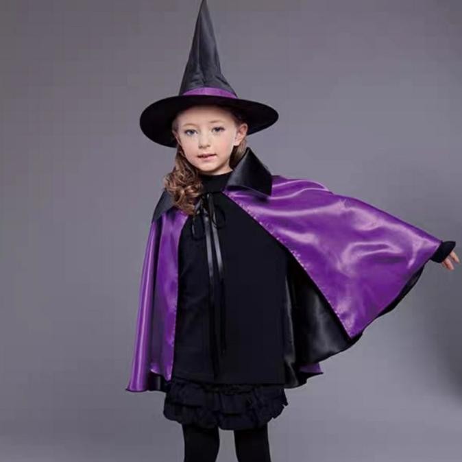 Witch kids costume Halloween kostum anak penyihir nenek sihir