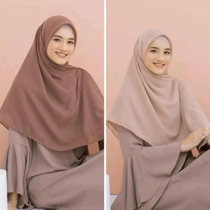 Sale Segi Empat Syar'I Jumbo Catton Voal 140X140//Hijabkekinian//Terlaris//Termurah Nyaman Square Hi