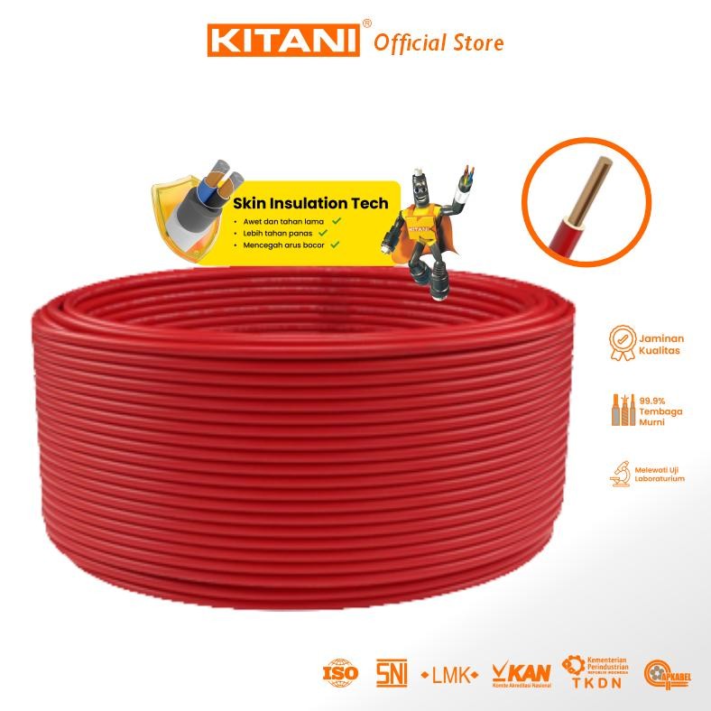 KITANI - NYA 2.5 mm - Kabel Tembaga Kawat - 100 Meter