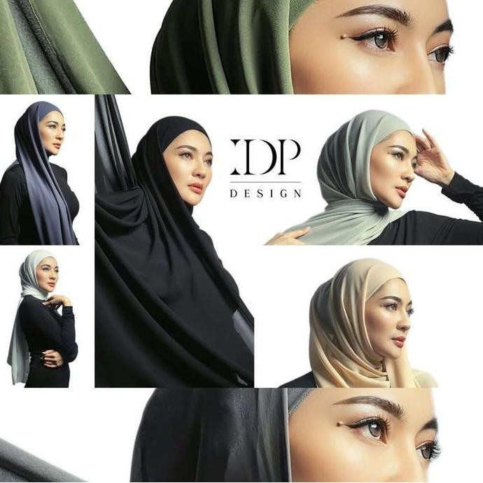 Murah Pasmina Inner Idpdesign Kerudung Wanita Muslim Instan Ceruty Rayon Hijab Panjang Lembut Nyaman
