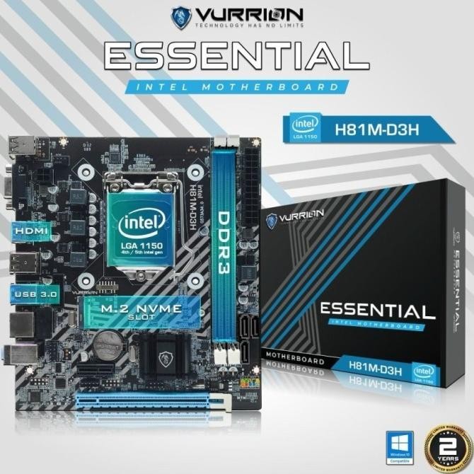 MAINBOARD / MOTHERBOARD / MOBO - VURRION MOBO DURAVEL H81M-SV2
