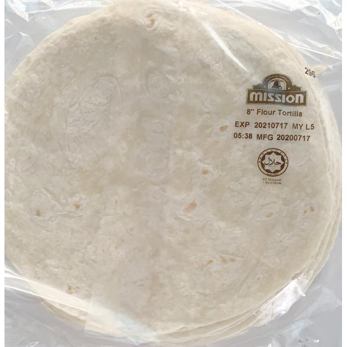 

Mission Flour Tortilla 8' kulit tortila kebab wrap frozen beku isi 12 murah