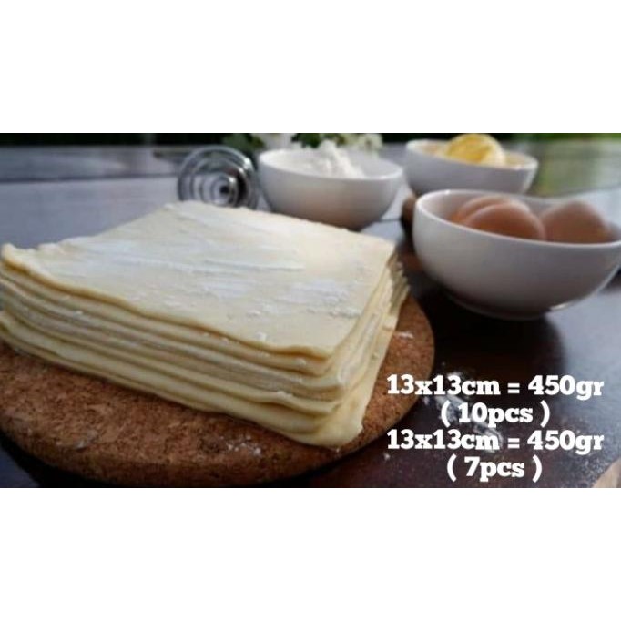 

KULIT PUFF PASTRY SHEET NADINE 450gr-Kulit Zuppa Soup-Picnic roll murah