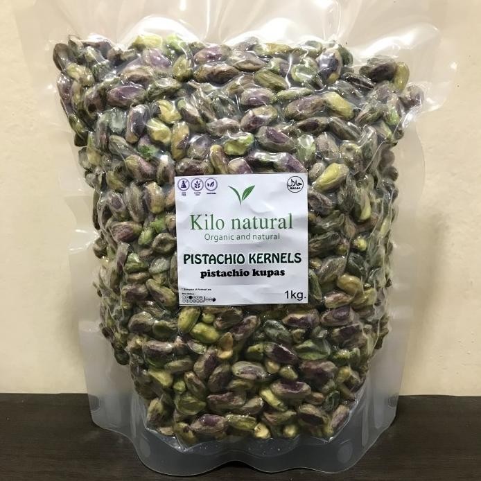 

Raw Pistachio Kernel 1kg/ Pistachio Mentah Kupas 1KG murah