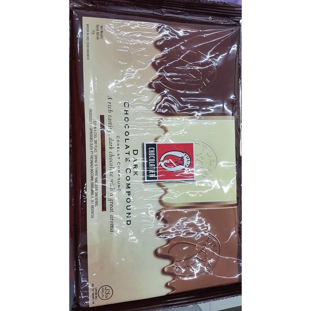 

Tulip Dark Chocolate Compound 1kg murah