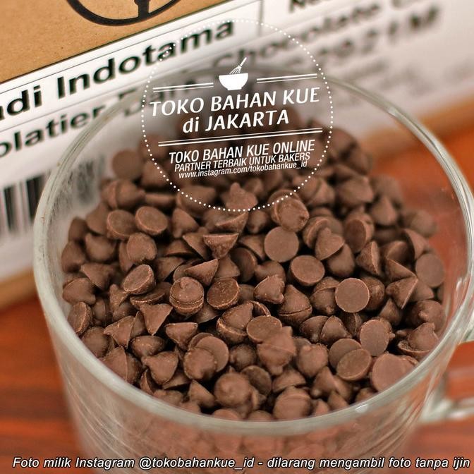 

Tulip Dark Chocolate Chip 1Kg Premium Choco Chip Biasa Cokelat Chips murah