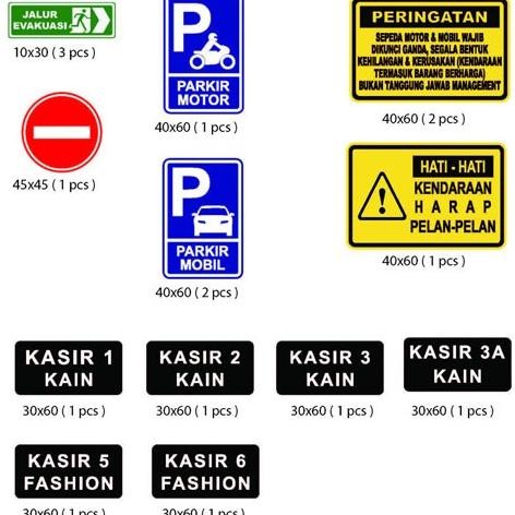 

Sale Rambu Pesanan Khusus Bapak Yusuf Robyanto_291124