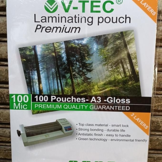 

Sale Plastik Laminating A3 V Tec