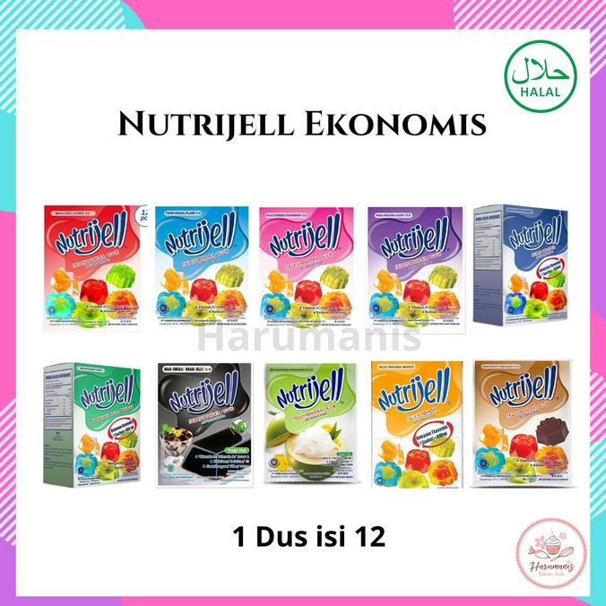 

Nutrijell Jelly Powder Ekonomis 1 Box Dus 12 Pcs murah