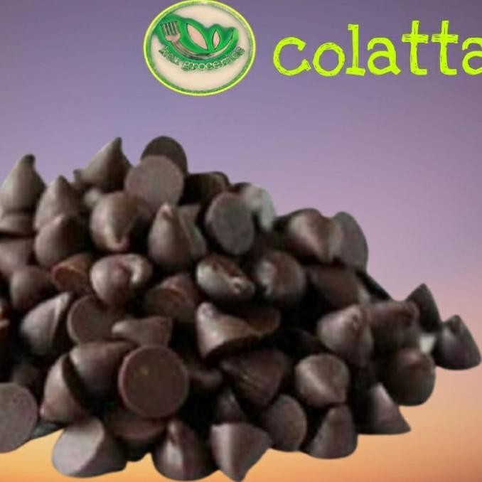 

colatta choco chips compound | colatta dark chocolate chips repack murah