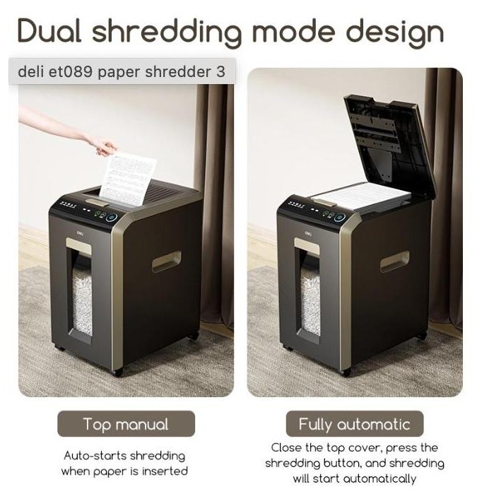

Murah Deli Paper Shredder Et089 Mesin Penghancur Kertas 30L Garansi Resmi