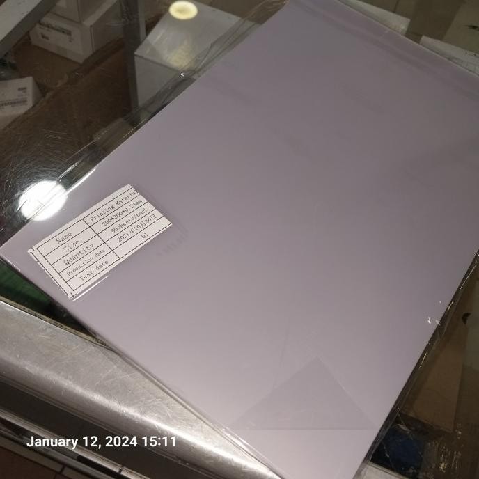 

Sale Overlay, Bahan Cetakan Transparan